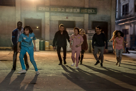 There’s a lot of moments where they all run as a group and it is a goofy delight.